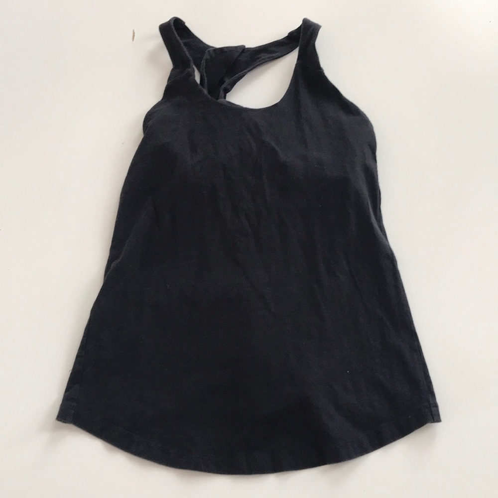 Patagonia xs Black cotton halter top w racerback